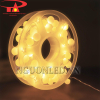 Dây đèn led bi đục màu vàng 30m