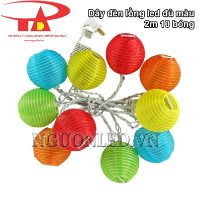 Dây đèn lồng led đủ màu