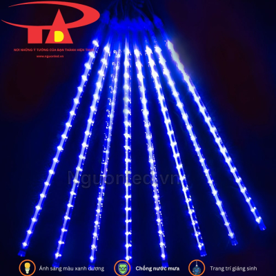 Đèn LED sao băng màu xanh dương