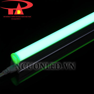 Đèn LED T5 liền máng màu xanh lá